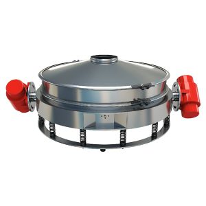 Saringan getar dengan pembuangan langsung