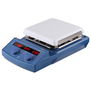 Pengaduk magnetik dengan hotplate