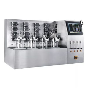 Sistem bioreaktor fermenter kaca paralel ganda